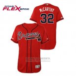 Camiseta Beisbol Hombre Atlanta Braves Brandon Mccarthy Autentico Flex Base Rojo