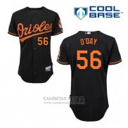 Camiseta Beisbol Hombre Baltimore Orioles 56 Darren O'day Negro Alterno Cool Base