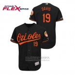 Camiseta Beisbol Hombre Baltimore Orioles Chris Davis 150th Aniversario Patch Autentico Flex Base Negro