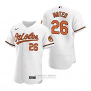 Camiseta Beisbol Hombre Baltimore Orioles Jorge Mateo Autentico Primera Blanco