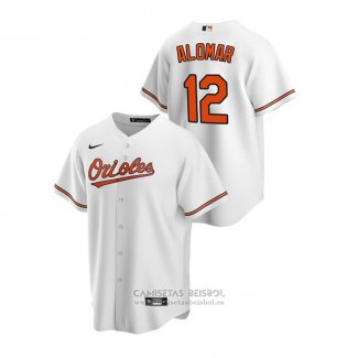 Camiseta Beisbol Hombre Baltimore Orioles Roberto Alomar Primera Replica Blanco