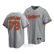 Camiseta Beisbol Hombre Baltimore Orioles Thomas Eshelman Replica Gris