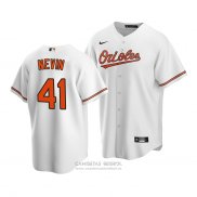 Camiseta Beisbol Hombre Baltimore Orioles Tyler Nevin Replica Blanco