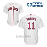 Camiseta Beisbol Hombre Boston Red Sox 11 Clay Buchholz Blanco Primera Cool Base