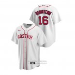 Camiseta Beisbol Hombre Boston Red Sox Andrew Benintendi Replica Alterno Blanco