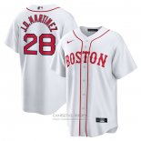 Camiseta Beisbol Hombre Boston Red Sox J.D. Martinez 2021 Blanco