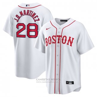 Camiseta Beisbol Hombre Boston Red Sox J.d. Martinez 2018 LLWS Players Weekend Flaco Azul