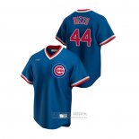 Camiseta Beisbol Hombre Chicago Cubs Anthony Rizzo Cooperstown Collection Road Azul