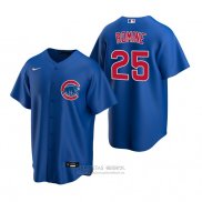 Camiseta Beisbol Hombre Chicago Cubs Austin Romine Replica Alterno Azul