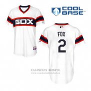 Camiseta Beisbol Hombre Chicago White Sox Nellie Fox 2 Blanco Alterno Cool Base