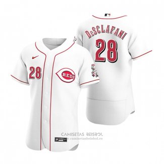 Camiseta Beisbol Hombre Cincinnati Reds Anthony Desclafani Autentico 2020 Primera Blanco