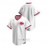 Camiseta Beisbol Hombre Cincinnati Reds Cooperstown Collection Blanco