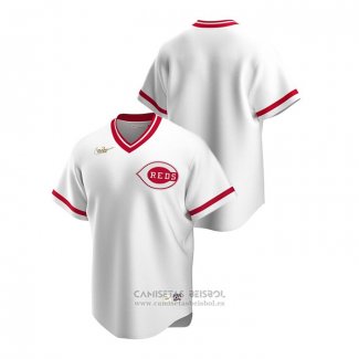 Camiseta Beisbol Hombre Cincinnati Reds Cooperstown Collection Blanco