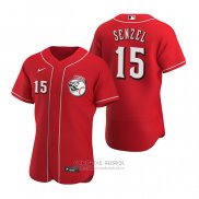 Camiseta Beisbol Hombre Cincinnati Reds Nick Senzel Autentico 2020 Alterno Rojo