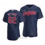 Camiseta Beisbol Hombre Cleveland Indians Nick Wittgren Autentico Alterno Azul