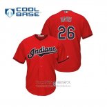 Camiseta Beisbol Hombre Cleveland Indians Rajai Davis Cool Base Alterno 2019 Rojo