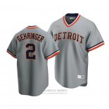 Camiseta Beisbol Hombre Detroit Tigers Charlie Gehringer Cooperstown Collection Road Gris
