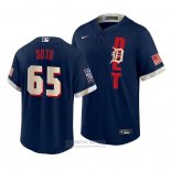 Camiseta Beisbol Hombre Detroit Tigers Gregory Soto 2021 All Star Replica Azul