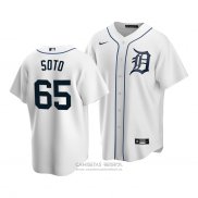 Camiseta Beisbol Hombre Detroit Tigers Gregory Soto Replica Primera Blanco