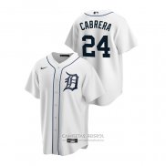 Camiseta Beisbol Hombre Detroit Tigers Miguel Cabrera Replica Primera Blanco