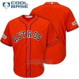 Camiseta Beisbol Hombre Houston Astros 2017 Postemporada Naranja Cool Base