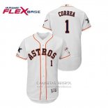 Camiseta Beisbol Hombre Houston Astros Carlos Correa 2019 All Star Flex Base Blanco