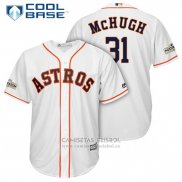Camiseta Beisbol Hombre Houston Astros Collin Mchugh Blanco Cool Base