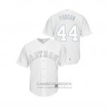 Camiseta Beisbol Hombre Houston Astros Yordan Alvarez 2019 Players Weekend Yordan Replica Blanco