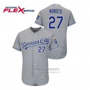 Camiseta Beisbol Hombre Kansas City Royals Raul Mondesi Flex Base Gris