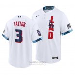 Camiseta Beisbol Hombre Los Angeles Dodgers Chris Taylor 2021 All Star Replica Blanco