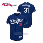 Camiseta Beisbol Hombre Los Angeles Dodgers Joc Pederson Flex Base Azul