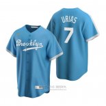 Camiseta Beisbol Hombre Los Angeles Dodgers Julio Urias Cooperstown Collection Alterno Azul