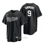 Camiseta Beisbol Hombre Minnesota Twins Andrelton Simmons Replica 2021 Negro