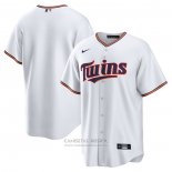 Camiseta Beisbol Hombre Minnesota Twins Primera Replica Blanco