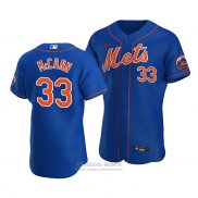 Camiseta Beisbol Hombre New York Mets James Mccann Alterno Autentico Azul