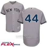 Camiseta Beisbol Hombre New York Yankees 44 Reggie Jackson Gris Flex Base
