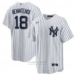 Camiseta Beisbol Hombre New York Yankees Andrew Benintendi Primera Replica Blanco