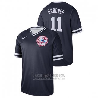 Camiseta Beisbol Hombre New York Yankees Brett Gardner Cooperstown Collection Legend Azul