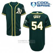 Camiseta Beisbol Hombre Oakland Athletics Sonny Gray 54 Verde Alterno Cool Base