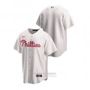 Camiseta Beisbol Hombre Philadelphia Phillies Replica Primera Blanco