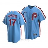 Camiseta Beisbol Hombre Philadelphia Phillies Rhys Hoskins Cooperstown Collection Road Azul