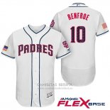 Camiseta Beisbol Hombre San Diego Padres 2017 Estrellas y Rayas Hunter Renfroe Blanco Flex Base