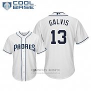 Camiseta Beisbol Hombre San Diego Padres Frojody Galvis Cool Base Primera Blanco