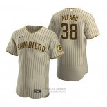 Camiseta Beisbol Hombre San Diego Padres Jorge Alfaro Tan Autentico Alterno Marron