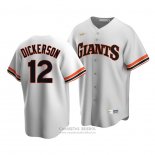 Camiseta Beisbol Hombre San Francisco Giants Alex Dickerson Cooperstown Collection Primera Blanco