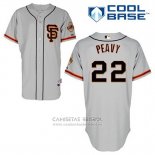 Camiseta Beisbol Hombre San Francisco Giants Jake Peavy 22 Gris Alterno Cool Base