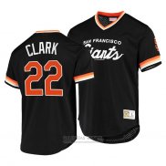 Camiseta Beisbol Hombre San Francisco Giants Will Clark Cooperstown Collection Script Fashion Negro