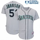 Camiseta Beisbol Hombre Seattle Mariners Randy Johnson Collection Gris Cool Base Jugador