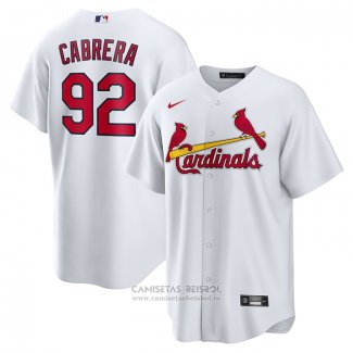 Camiseta Beisbol Hombre St. Louis Cardinals Michael Wacha 52 Blanco Primera Cool Base