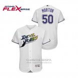 Camiseta Beisbol Hombre Tampa Bay Rays Charlie Morton Turn Back The Clock Flex Base Blanco